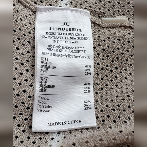 J.Lindeberg  Polo size M new with tag - Picture 3 of 10